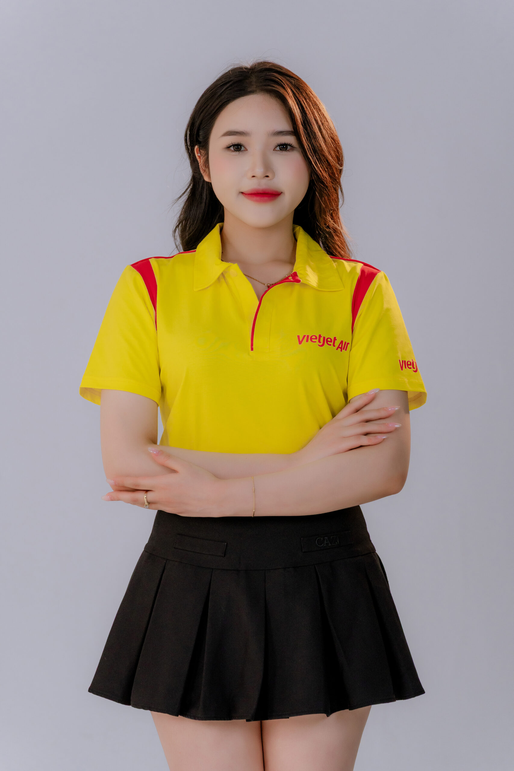 Đồng phục doanh nghiệp mẫu Vietjet Air năm 2025